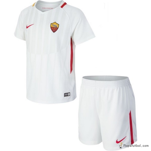 Camiseta AS Roma Replica Segunda Ropa Niños 2017/18